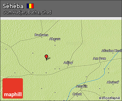 Physical 3D Map of Séhéba