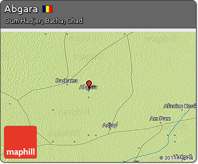 Physical 3D Map of Abgara