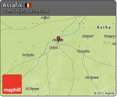 Physical 3D Map of Assafik