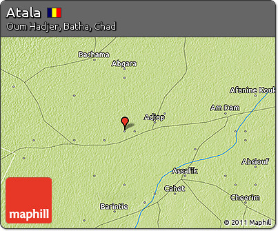 Physical 3D Map of Atala