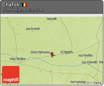 Physical 3D Map of Chafok