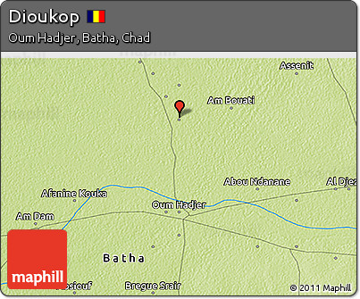 Physical 3D Map of Dioukop