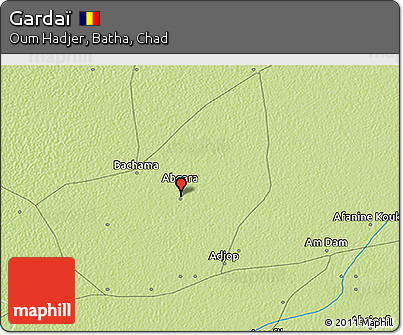 Physical 3D Map of Gardaï