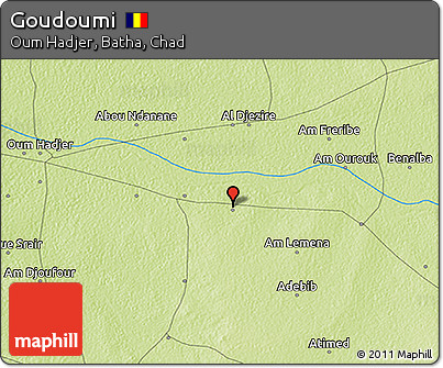 Physical 3D Map of Goudoumi