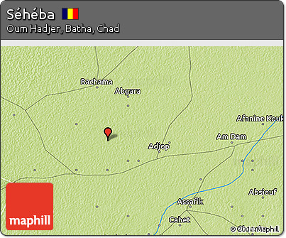 Physical 3D Map of Séhéba
