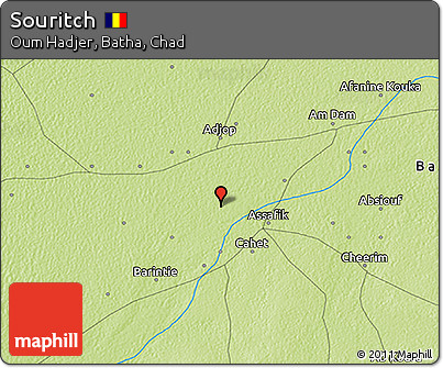 Physical 3D Map of Souritch
