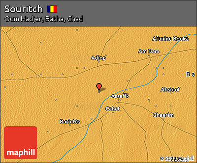 Political 3D Map of Souritch