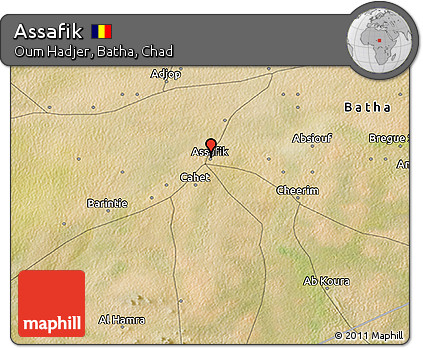 Satellite 3D Map of Assafik
