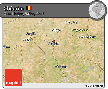Satellite 3D Map of Chéerim