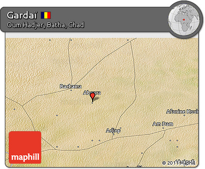 Satellite 3D Map of Gardaï