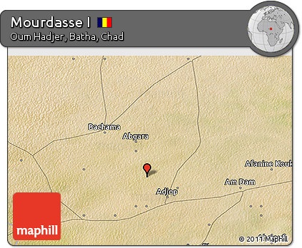 Satellite 3D Map of Mourdasse I