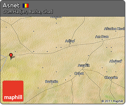 Satellite 3D Map of Asnet
