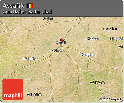 Satellite 3D Map of Assafik