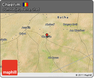Satellite 3D Map of Chéerim