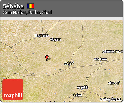 Satellite 3D Map of Séhéba