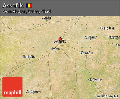 Satellite 3D Map of Assafik
