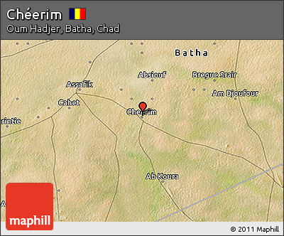 Satellite 3D Map of Chéerim