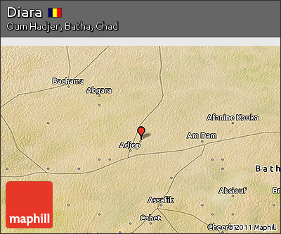 Satellite 3D Map of Diara
