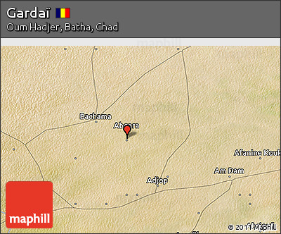 Satellite 3D Map of Gardaï