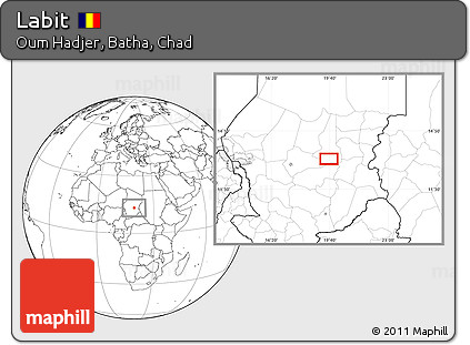 Blank Location Map of Labit