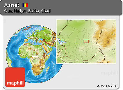 Physical Location Map of Asnet
