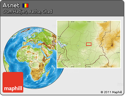 Physical Location Map of Asnet