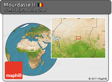 Satellite Location Map of Mourdasse II