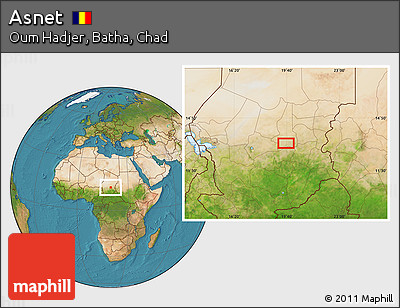 Satellite Location Map of Asnet