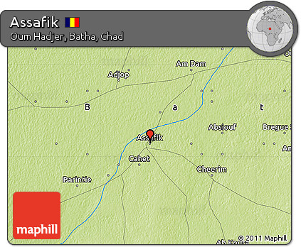 Physical Map of Assafik