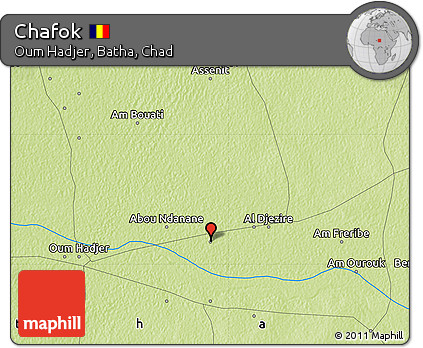 Physical Map of Chafok