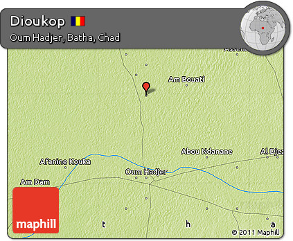 Physical Map of Dioukop
