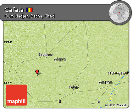 Physical Map of Gafala