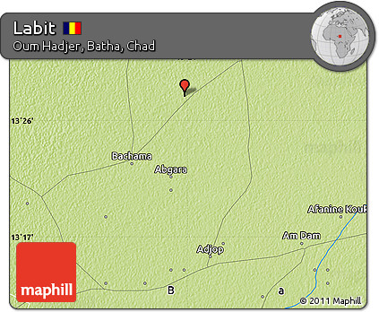 Physical Map of Labit