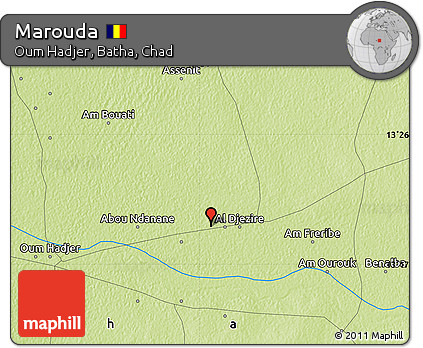 Physical Map of Marouda
