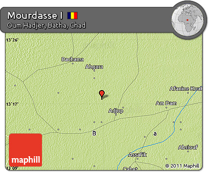 Physical Map of Mourdasse I