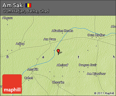 Physical Map of Am Sak