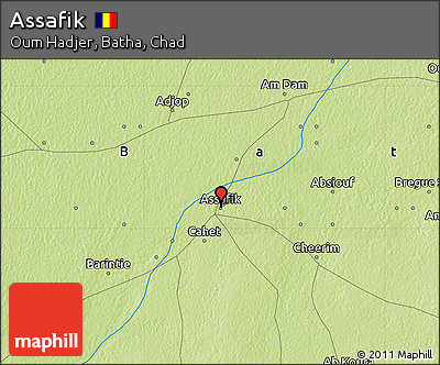 Physical Map of Assafik