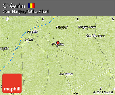 Physical Map of Chéerim