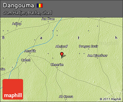 Physical Map of Dangouma