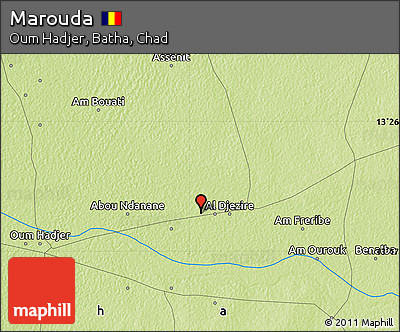 Physical Map of Marouda