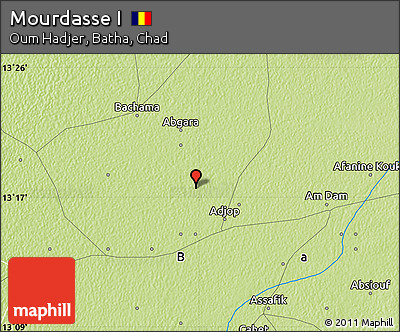 Physical Map of Mourdasse I