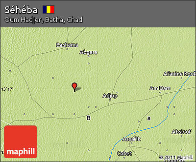 Physical Map of Séhéba