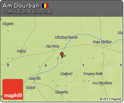 Physical Map of Am Dourban