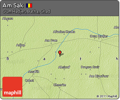 Physical Map of Am Sak