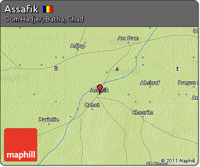 Physical Map of Assafik
