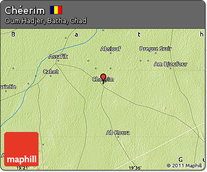 Physical Map of Chéerim