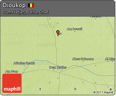 Physical Map of Dioukop