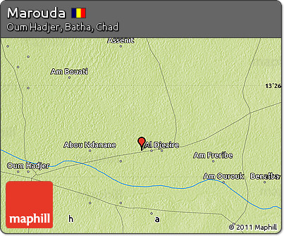 Physical Map of Marouda