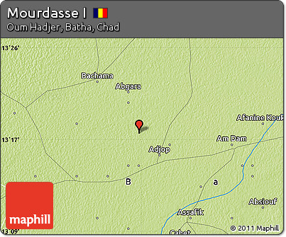 Physical Map of Mourdasse I