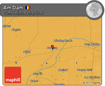 Political Map of Am Dam